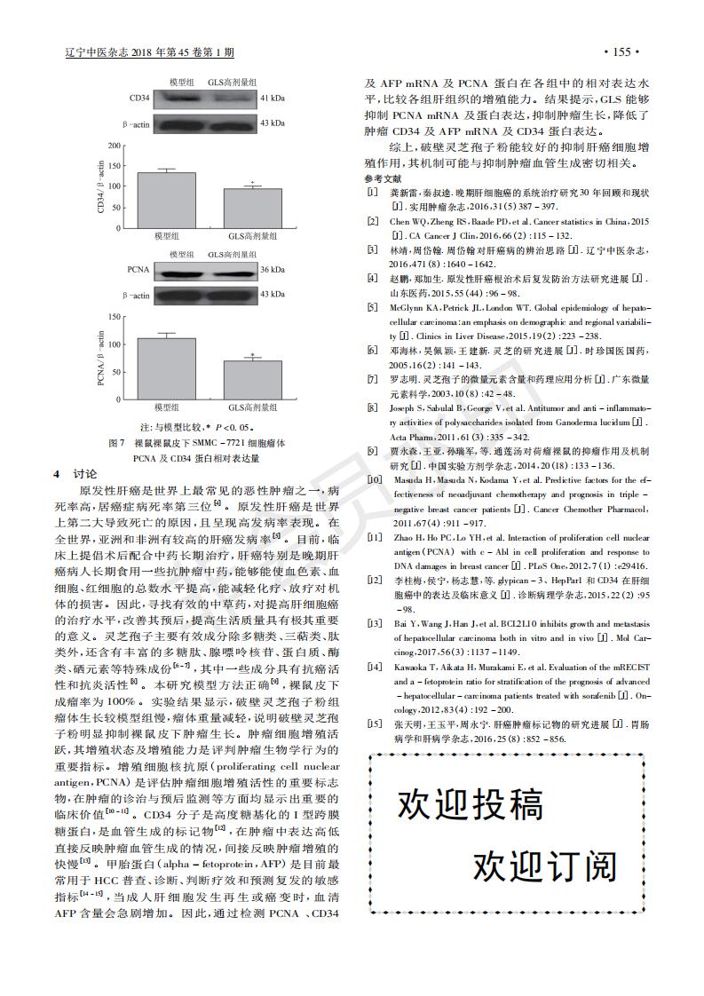 243 破壁靈芝孢子粉對人肝癌SMMC-7721細胞裸鼠皮下瘤體增殖及血管生成的研究_03.jpg